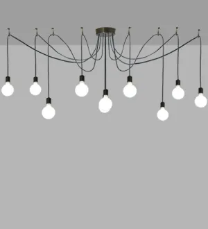 120"W Castiliolite 10 Lt Contemporary Pendant