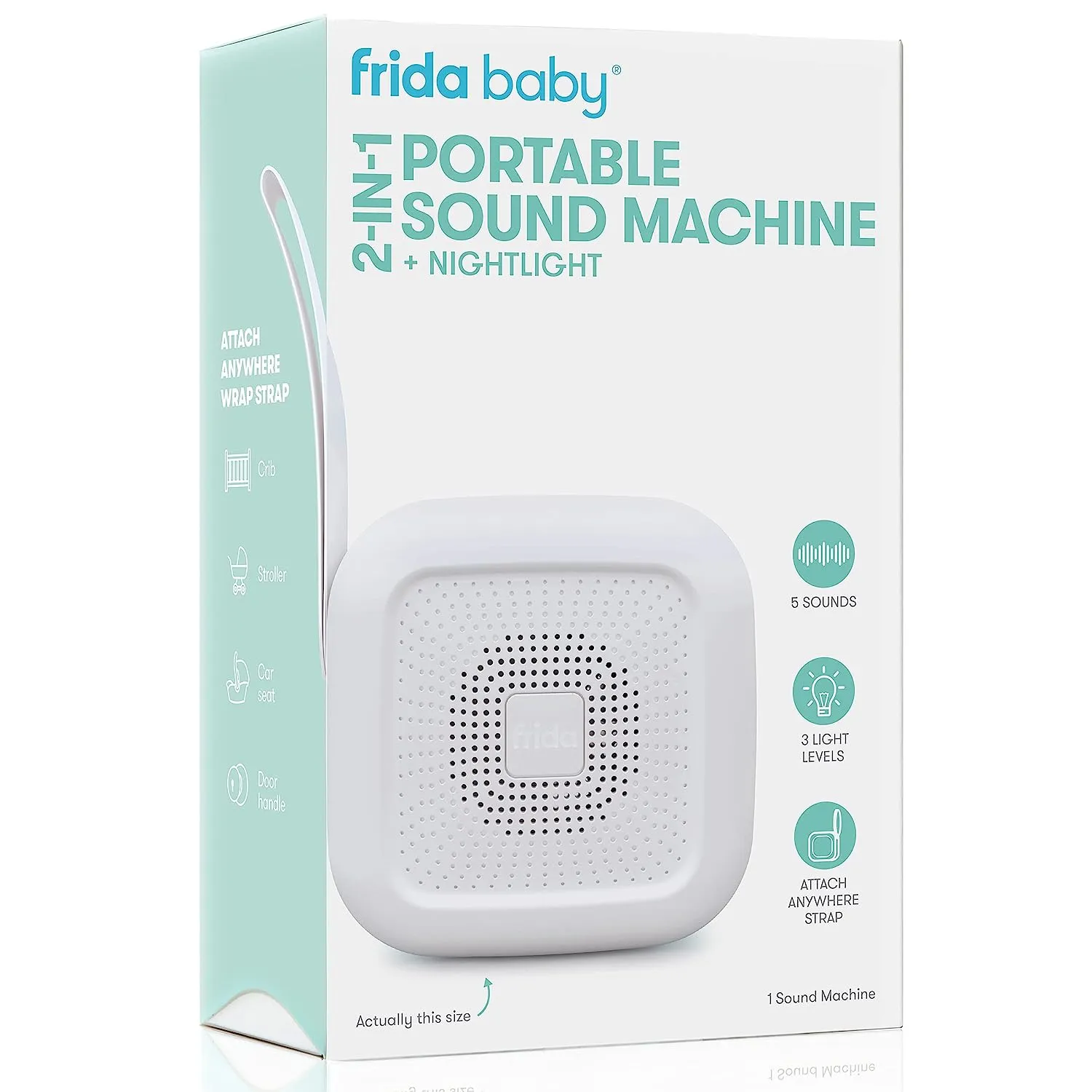 2-in-1 Portable Sound Machine and Nightlight