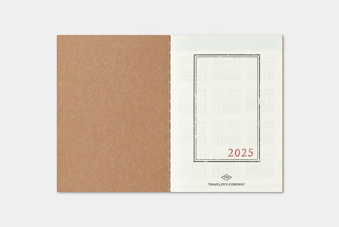 2025 Traveler's Monthly Planner | Passport Size