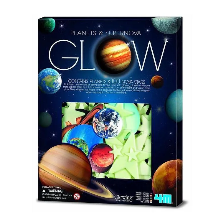 4M Glow Stars & Planets Super Nova Set