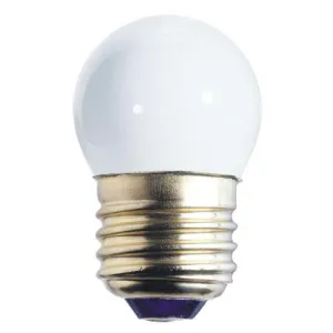 7-1/2 Watt S11 Incandescent White E26 (Medium) Base, 120 Volt, Card