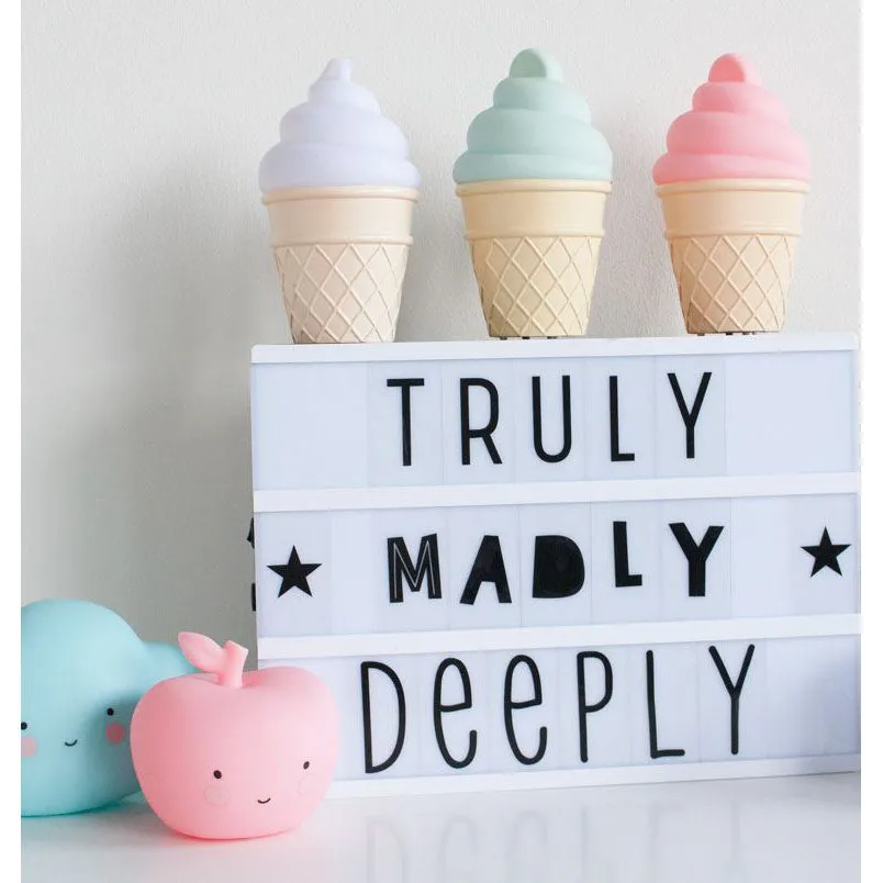 A Little Lovely Company Mini Ice Cream Light White