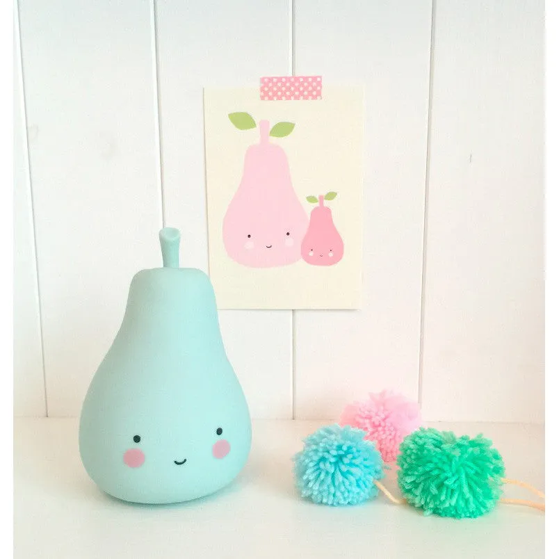 A Little Lovely Company Mini Pear Light Mint