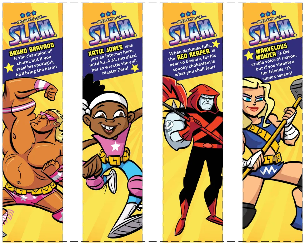 Agents of SLAM Printable Bookmarks