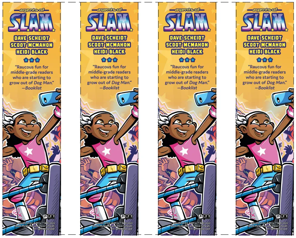 Agents of SLAM Printable Bookmarks