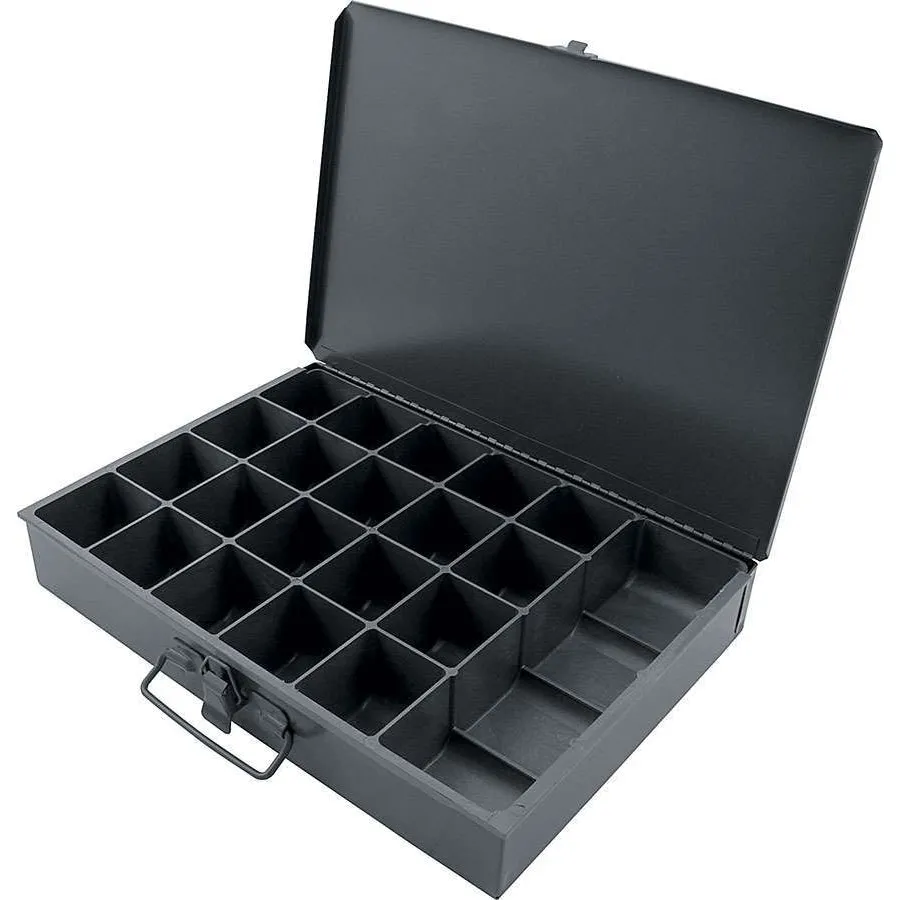 Allstar Performance Metal Storage Case - 21 Compartment - 9.5" x 13.5" x 2"