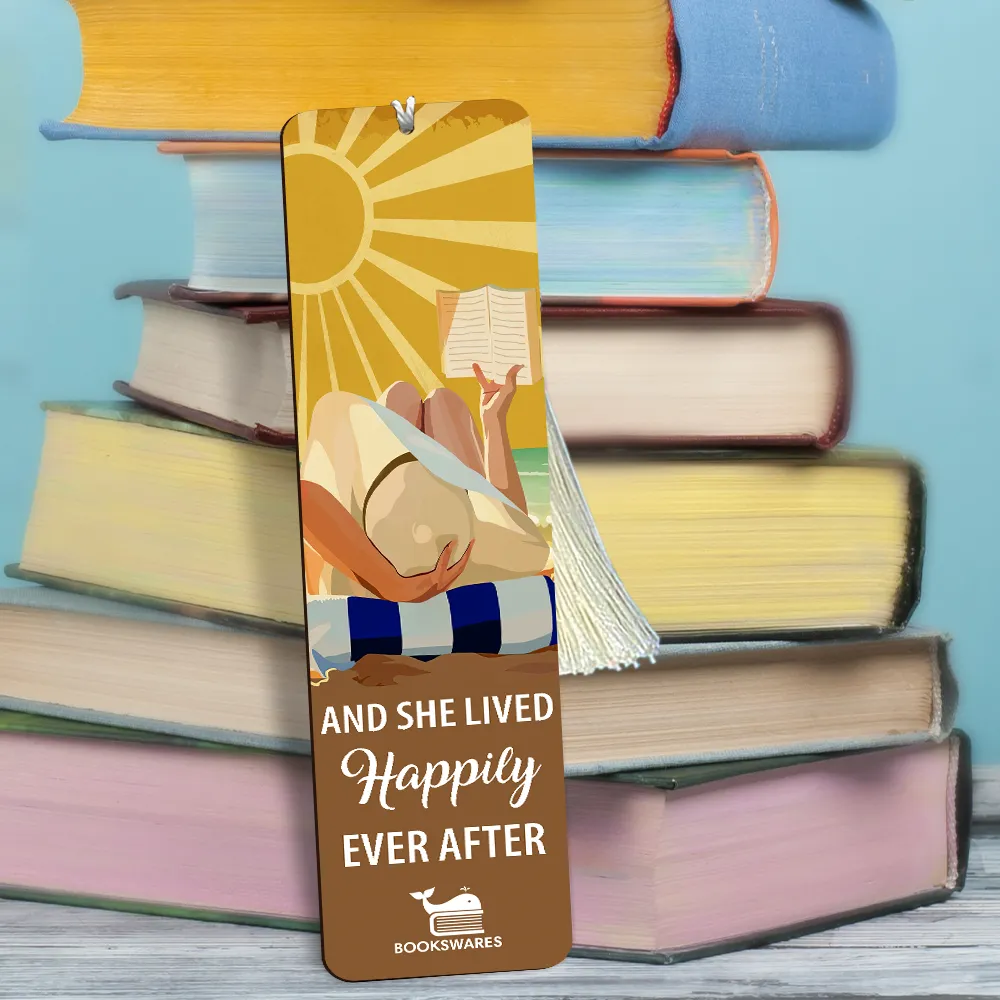 And She Lived Happily Ever After Book Lovers Gift CBM57