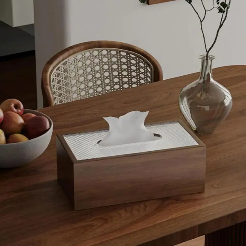 Arcan Wood Tissue Box