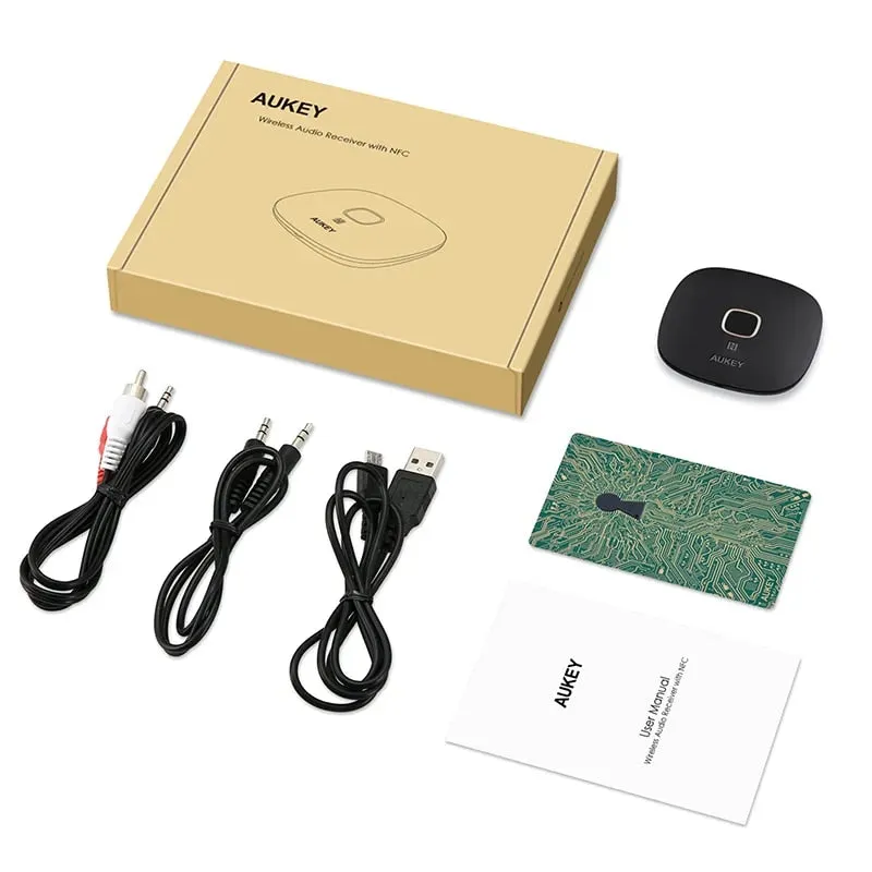 AUKEY 2-in-1 Wireless Bluetooth Transmitter and Receiver