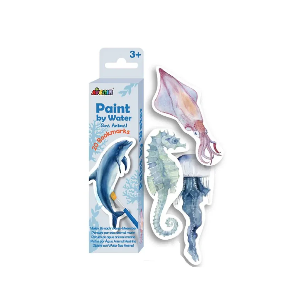 Avenir Paint By Water Sea Animals Bookmarks