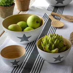 Bamboo Star Bowls - Set of 3