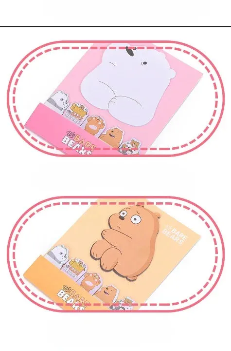 Bare Bears Sticky Note Strips and Tabs