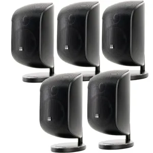 Bowers & Wilkins M-1 Satellite 5.0 AV Speaker Package Black