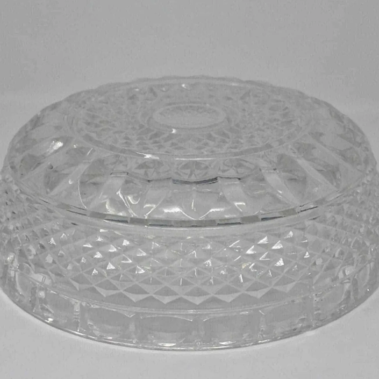 Bowl, Diamond Point, Glass, Vintage, SOLD