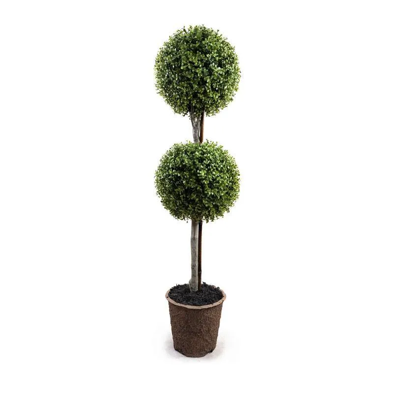 Boxwood Ball Double Topiary 50"H