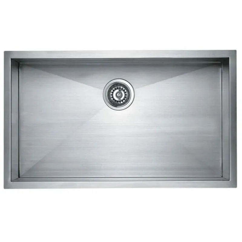 Cana 32" Single Basin Undermount Kitchen Sink in Stainless Steel