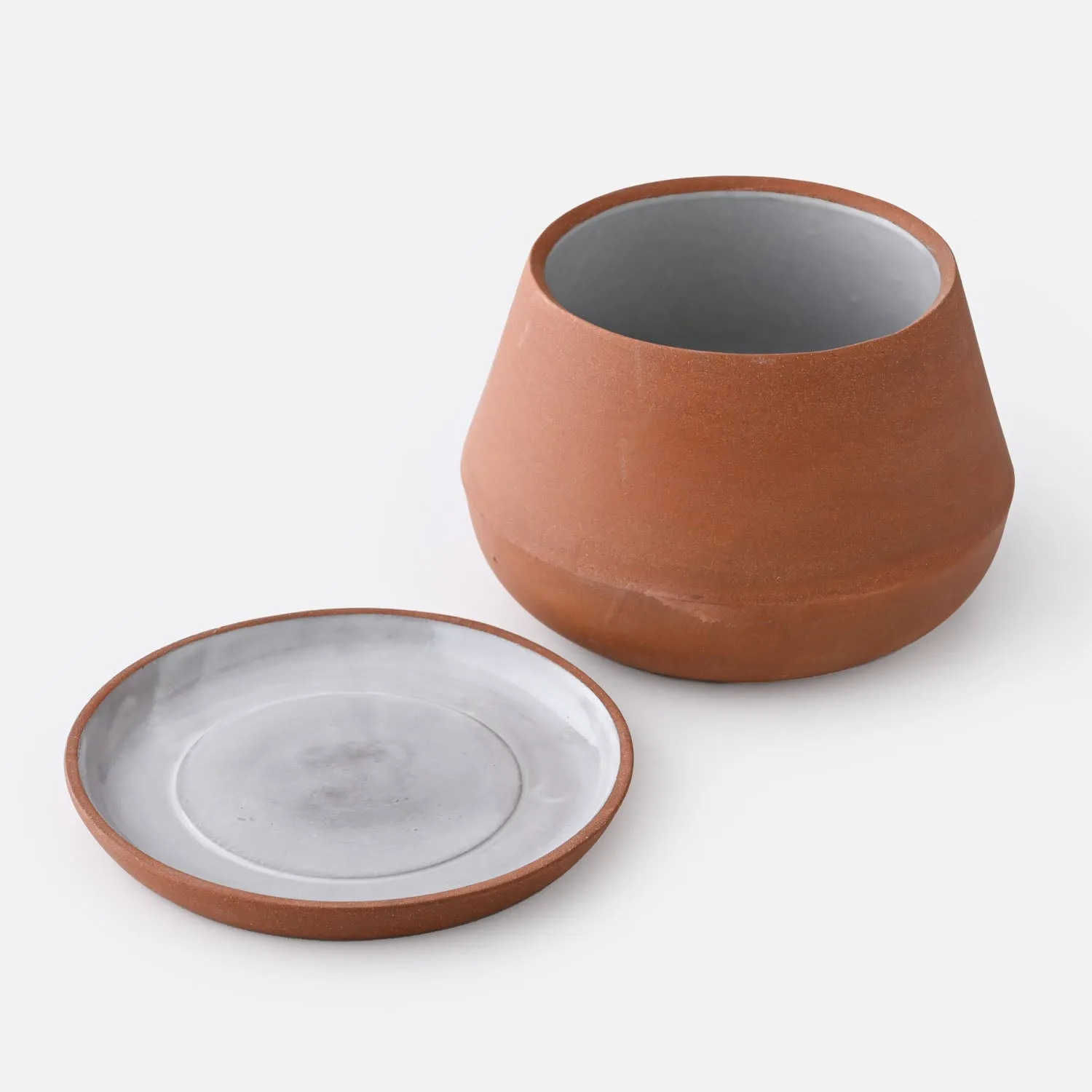 Ceramic Stoneware Planter   Dish Set