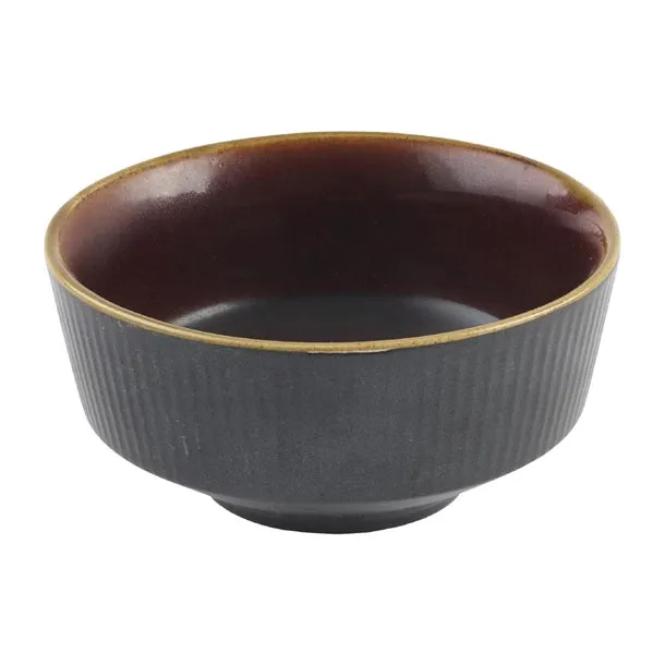 Churchill Nourish Tokyo Black Kochi Soup Bowl 62 x 130mm (Pack of 12) - DX851