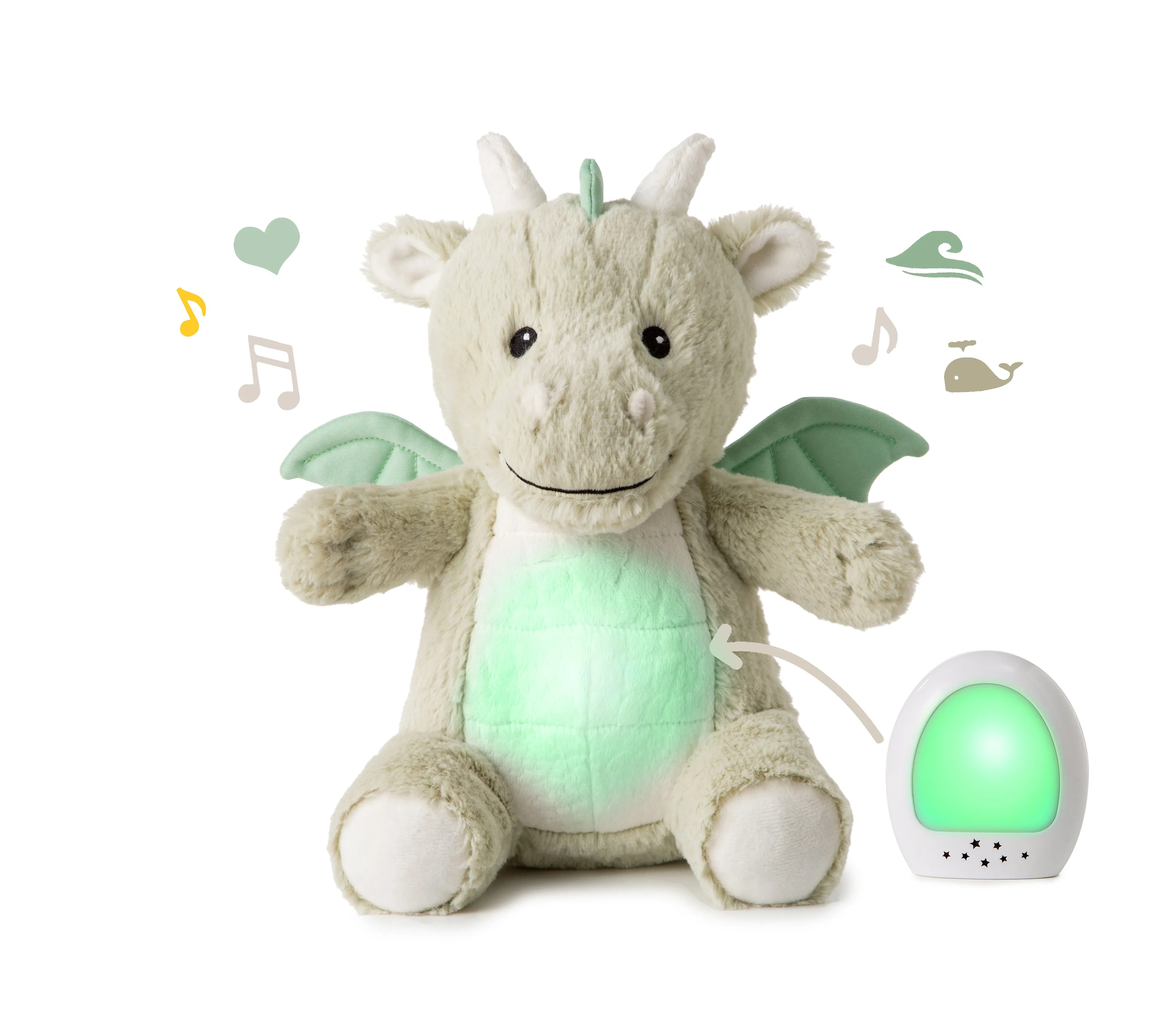 Cloud.b Multisensory Lovelight Buddies: Plush with Soothing Sounds & Calming Lights