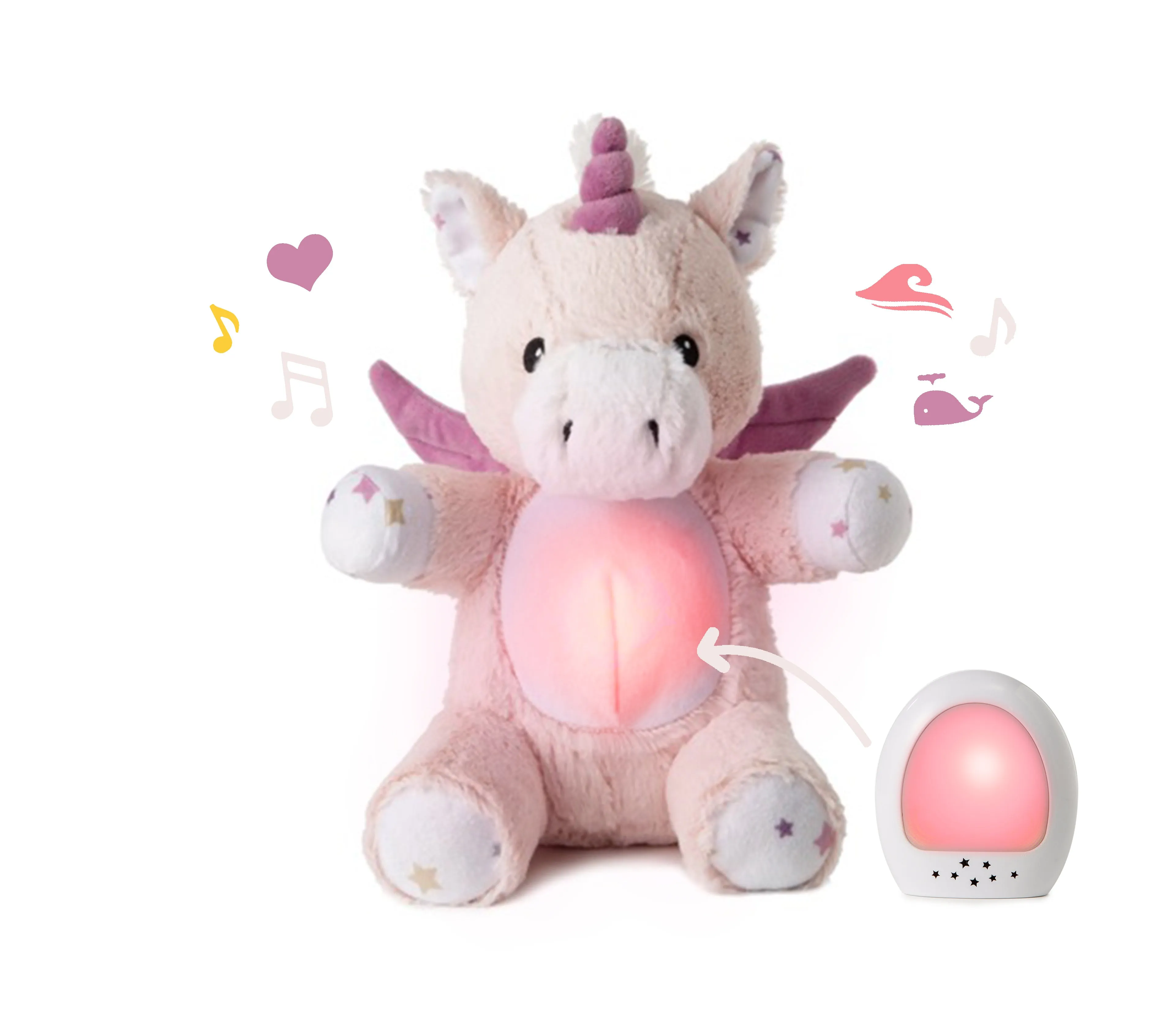 Cloud.b Multisensory Lovelight Buddies: Plush with Soothing Sounds & Calming Lights