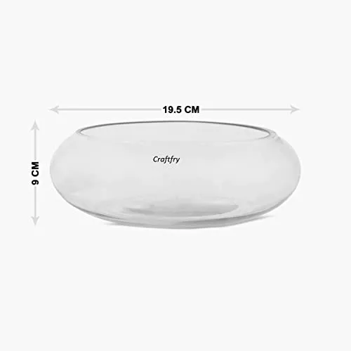 Craftfry Splendid Glass Spring Urli Bowl for Home Decoration - Urli Bowl for Home Decor