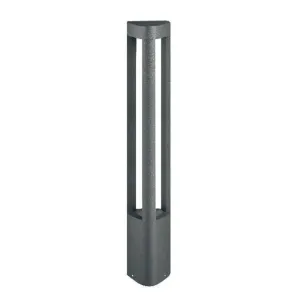 Dark Grey Modern LED Bollard Light