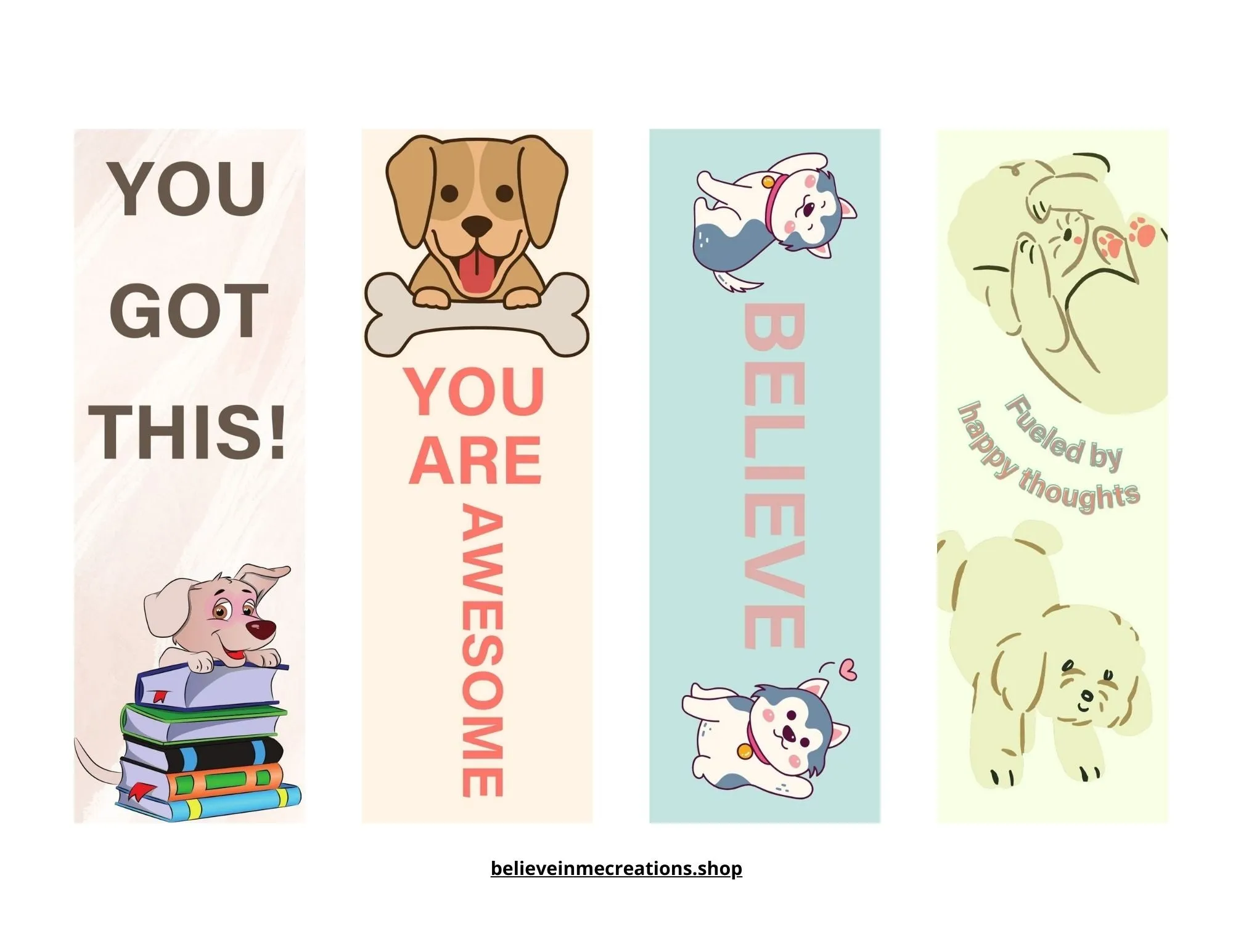 Dog Bookmarks by Emma (PDF)