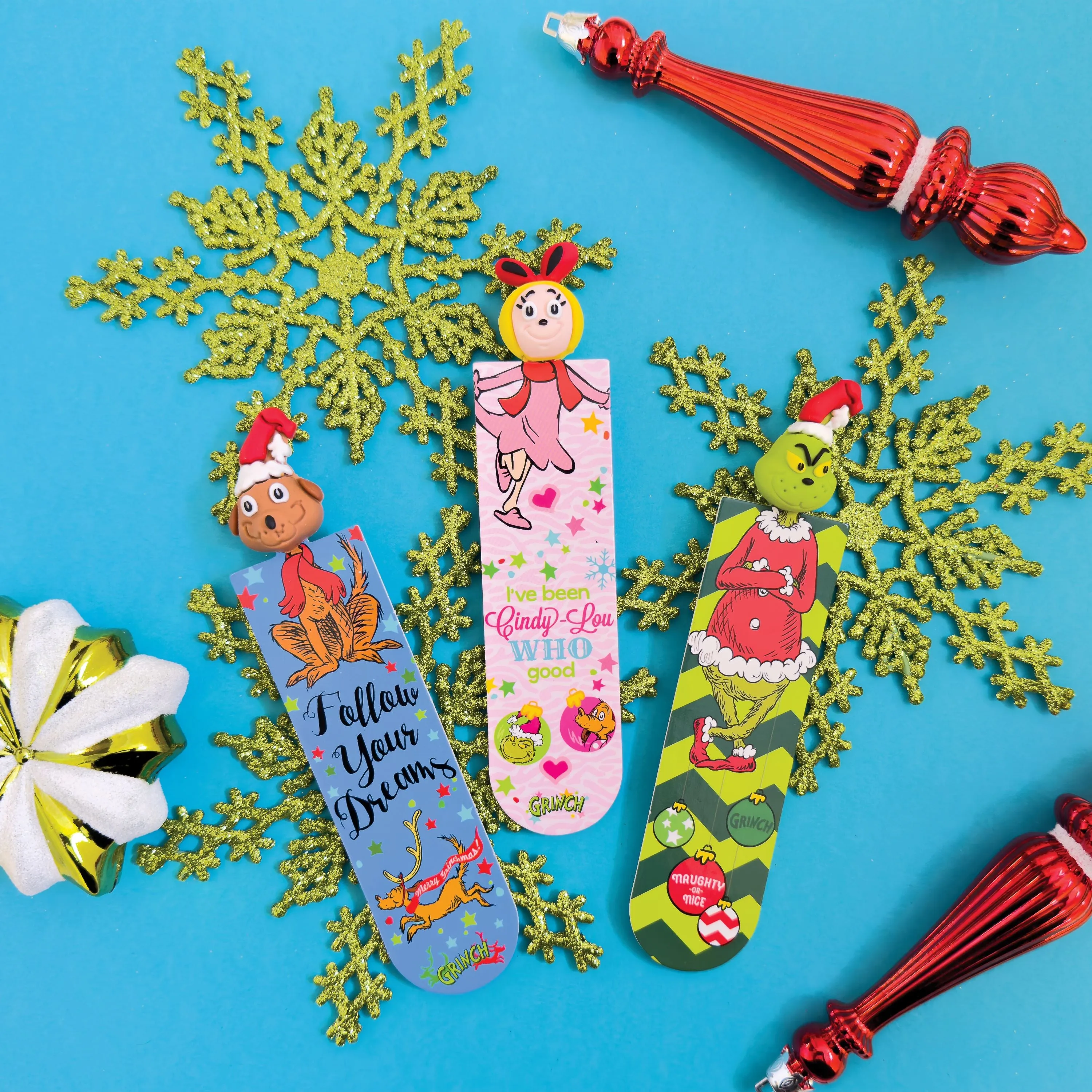 Dr. Seuss™ Grinch 3D Bookmarks