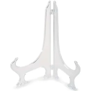 Easel Display Stand  - Plastic - Clear - 9 inches