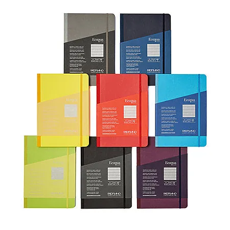 Ecoqua  Fabric-Bound Notebooks - 5.8" x 8.3" (A5)