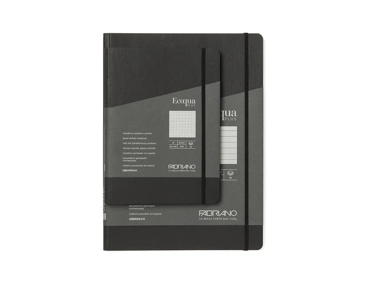 Ecoqua  Fabric-Bound Notebooks - 5.8" x 8.3" (A5)