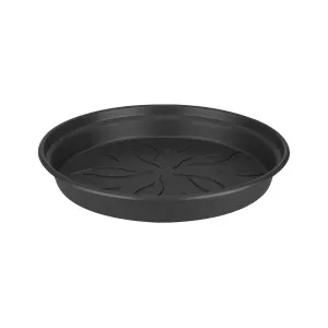 Elho Green Basics Black 10Cm Round Saucer