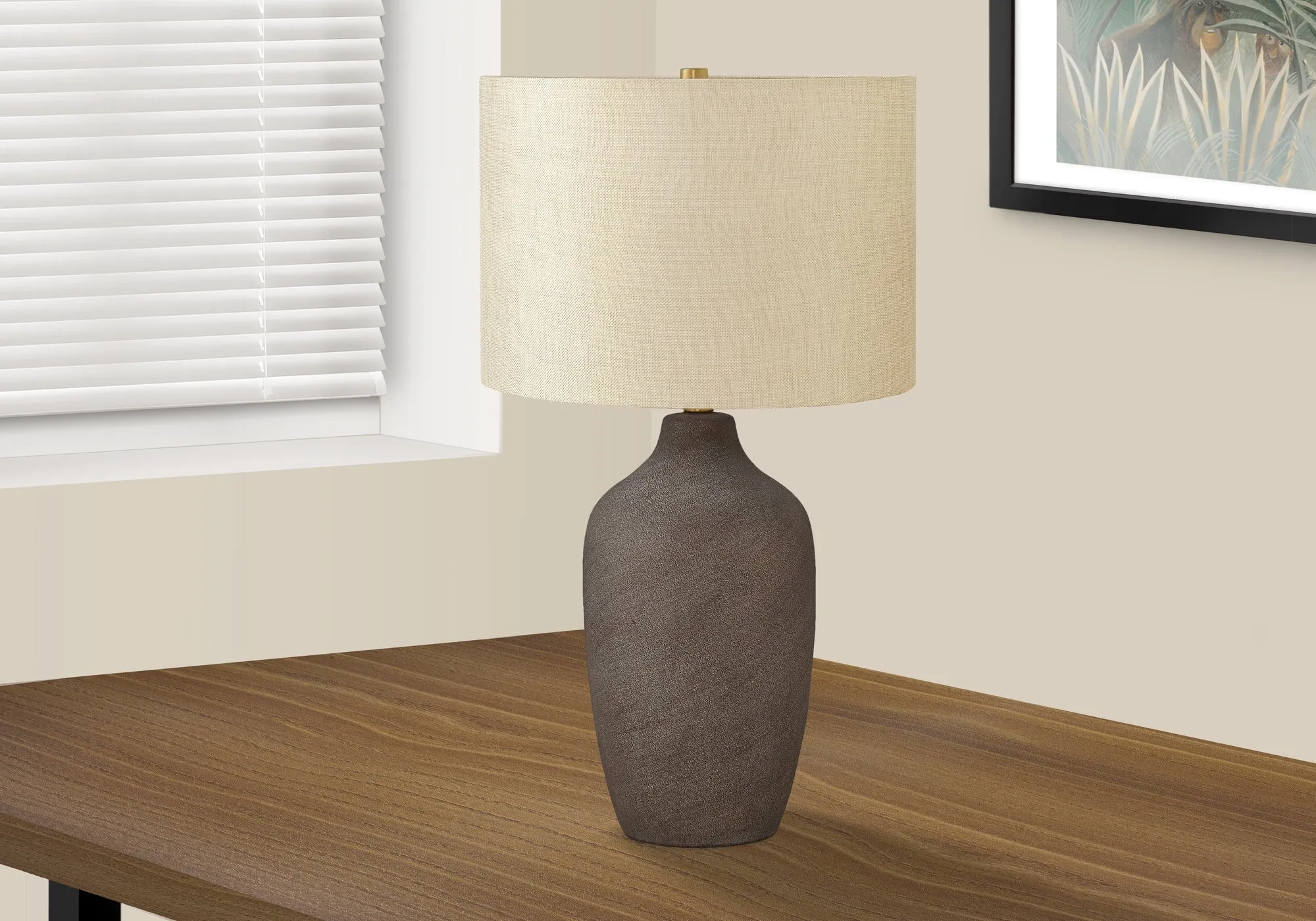 GlowDome: Elegant Illumination, 27"H Table Lamp