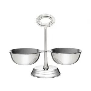 Godinger Revere 2 Nut Bowl W Handle