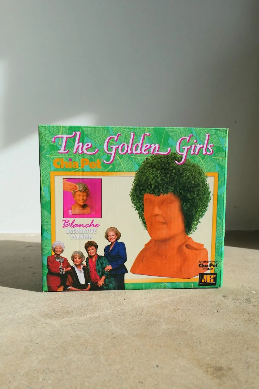 GOLDEN GIRLS CHIA PET BLANCHE