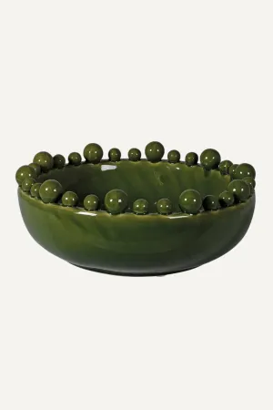 Green Bobble Edged Bowl