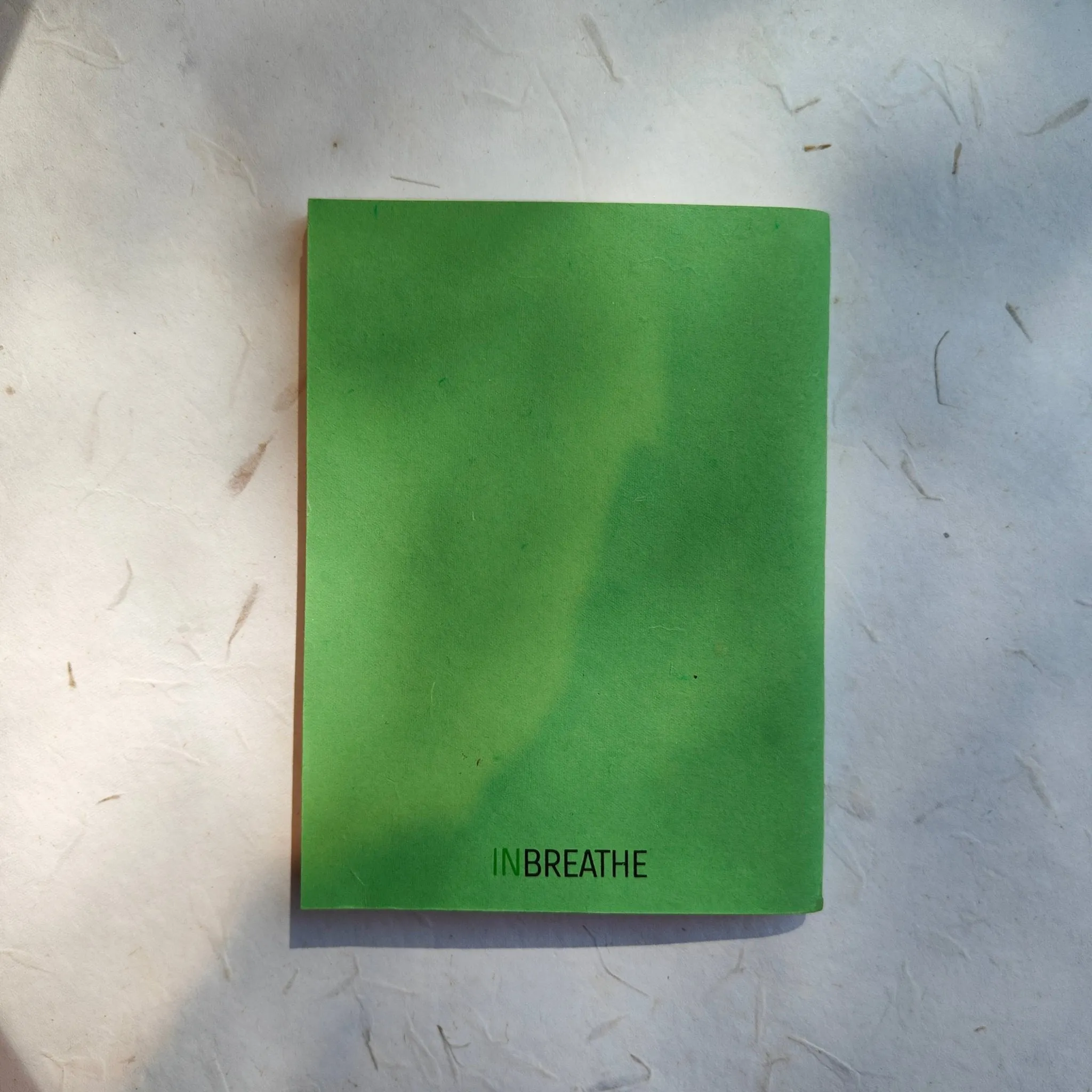 Handmade Paper Softcover Notebooks-  Green