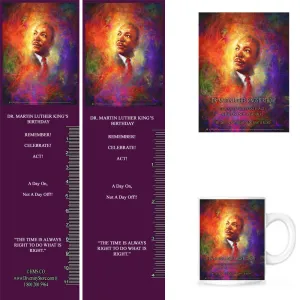 Item: MLK19 Bookmarks, Buttons and Magnets ..OM