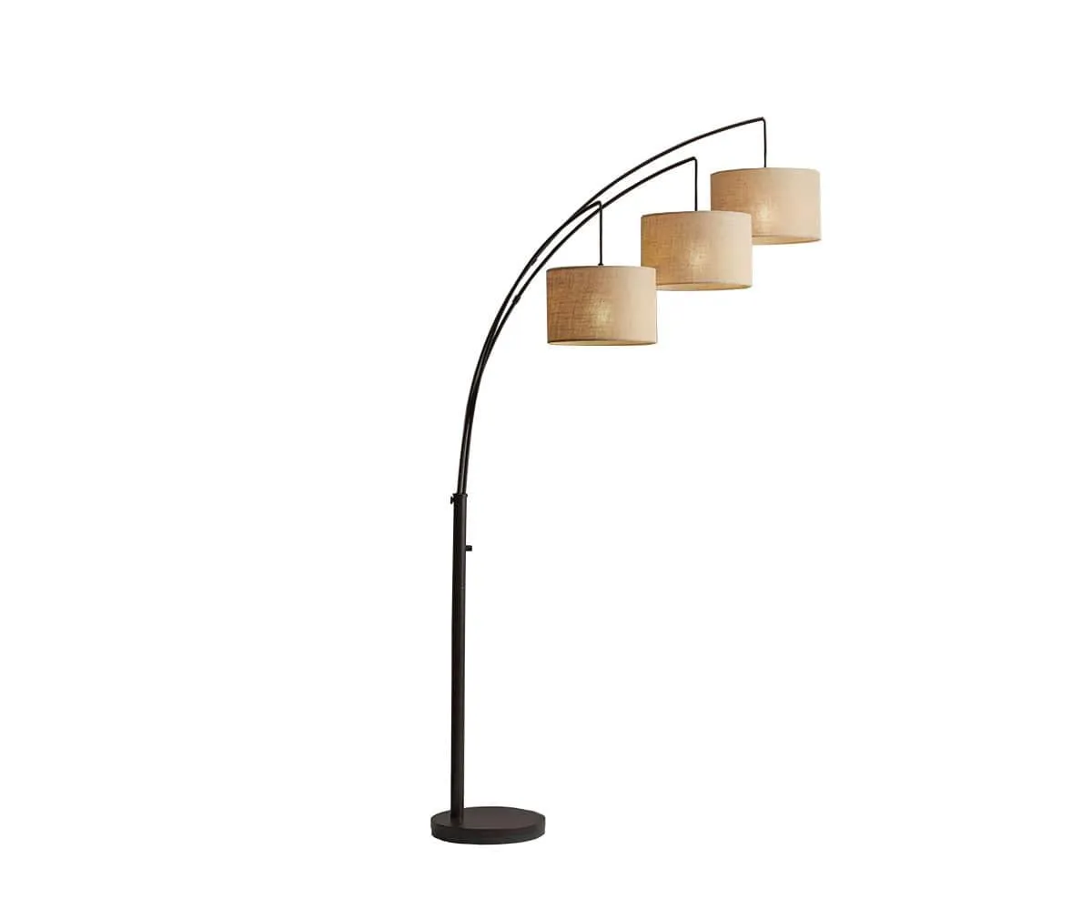 Jan 3-Light Arch Floor Lamp