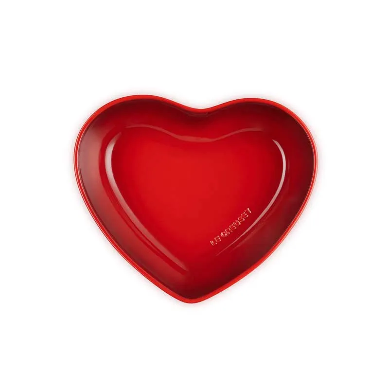 Le Creuset Stoneware Heart Shaped Serving Bowl 30cm