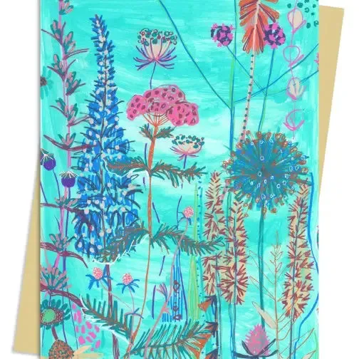 Lucy Innes Williams: Blue Garden House Greeting Card