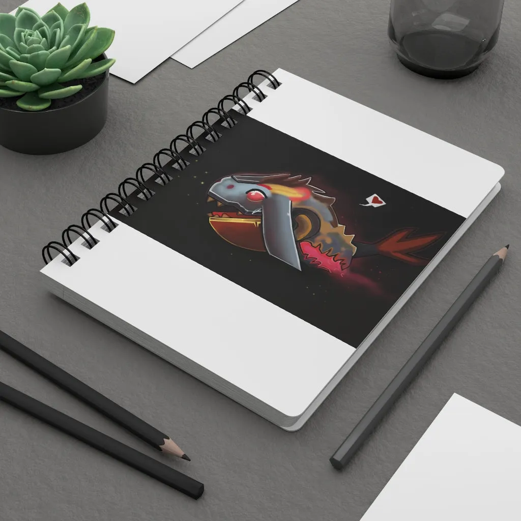 Mecha Whale Strider Spiral Bound Journal