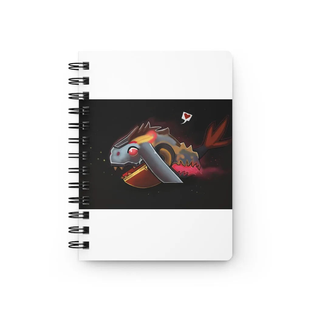 Mecha Whale Strider Spiral Bound Journal