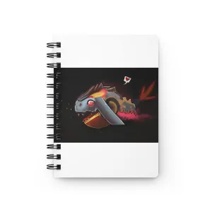 Mecha Whale Strider Spiral Bound Journal