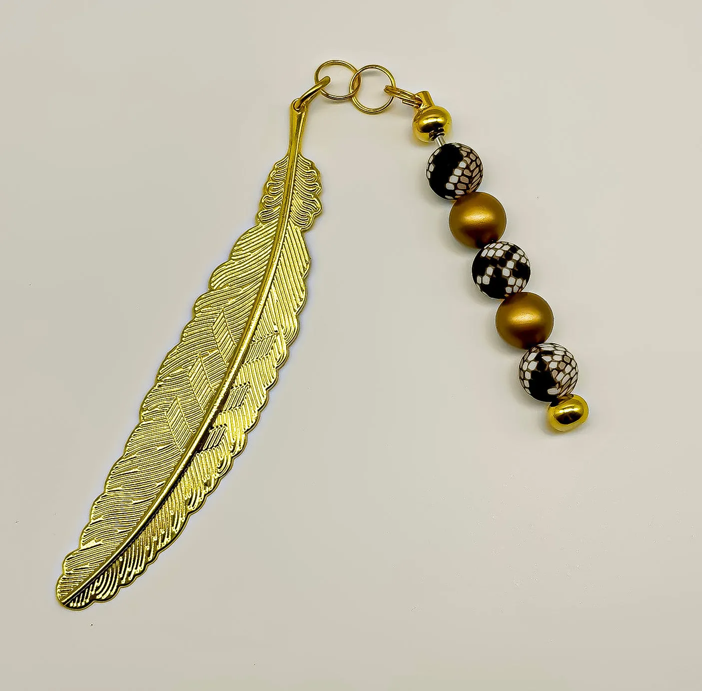 Metal Feather Bookmark