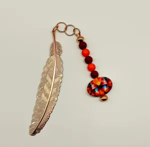 Metal Feather Bookmark