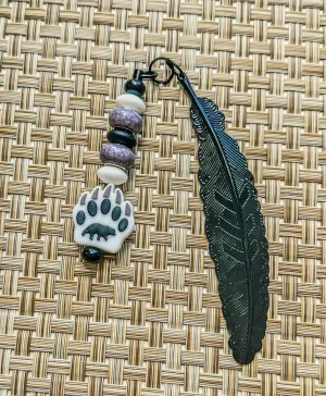 Metal Feather Bookmark