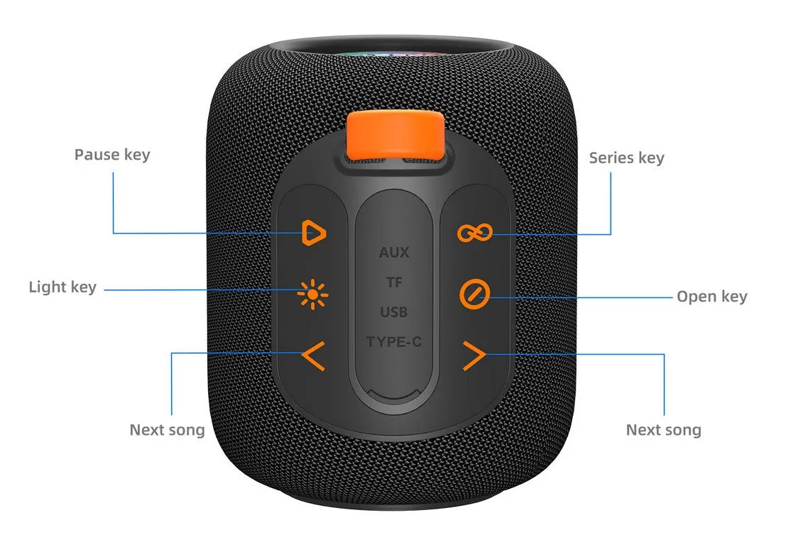 Mini Bassboost Bluetooth 10W Speaker