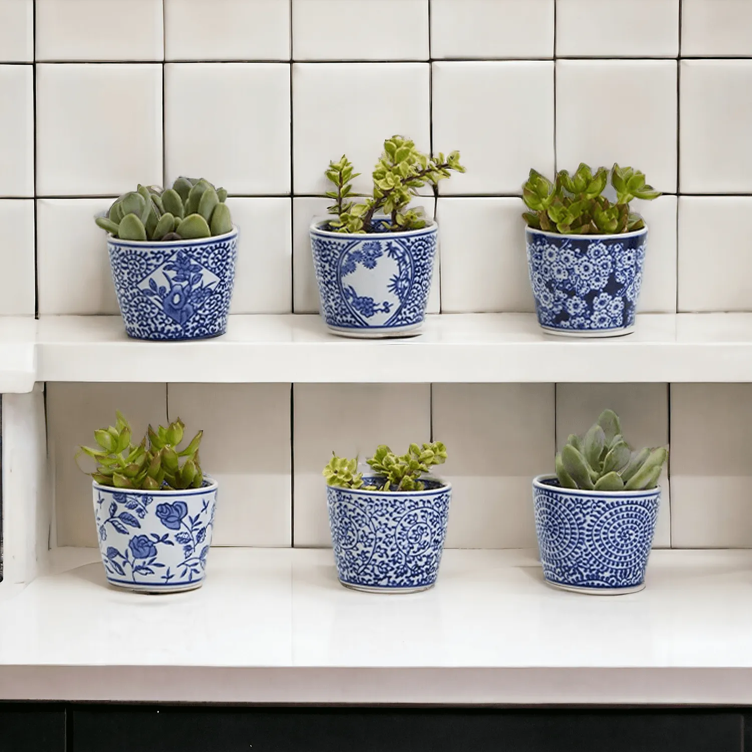 Mini Chinoiserie Cachepots