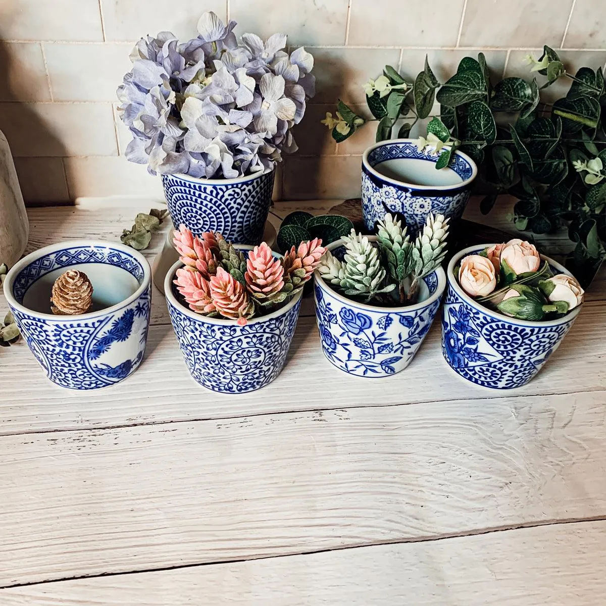 Mini Chinoiserie Cachepots